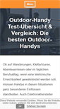 Mobile Screenshot of outdoor-handy-test.com
