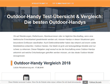 Tablet Screenshot of outdoor-handy-test.com